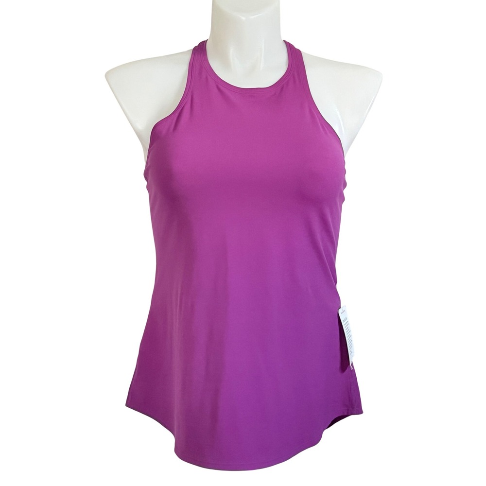NEW NWT Lululemon Simply Bare Tank Magenta Purple Nulu Racerback Top Size 12